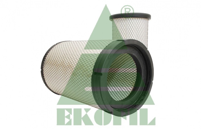 Фильтр воздушный EKO-01.504 комплект (внешний+внутренний) Yutong Ekofil