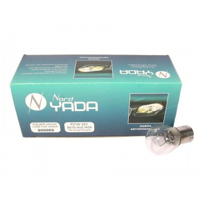 Автолампа 24V P21W одноконтактная 800069 Nord Yada