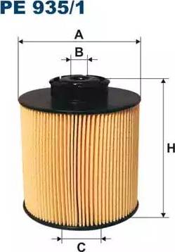Фильтр топливный PE935/1 МАЗ дв. МВ Filtron