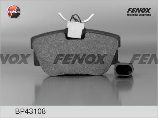 Колодки тормозные задние BP43108 дисковые VW Transporter 90-03 Fenox