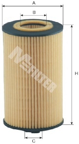 Фильтр масляный TE627 МАЗ-206 дв. МВ Mfilter