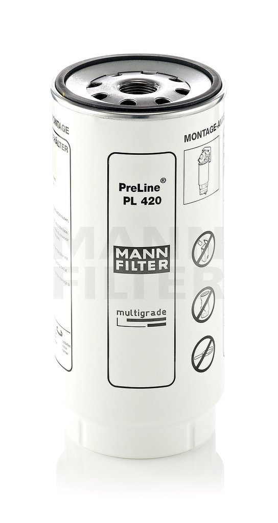 Фильтр топливный грубой очистки PL420X без стакана Mann+Hummel