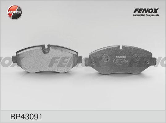 Колодки тормозные передние BP43091 дисковые Iveco Daily III Fenox