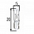 Автолампа 24V W1.2W приборная без цоколя 8GP002095-241 Hella
