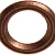 Шайба медная 9,3*15*1 мм 312471-П форсунок ЯМЗ 1 волна Россия