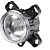 Фара дальнего света 1F0011988-131 LED + габарит и ДХО D-90 мм МАЗ-203 Hella
