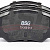 Колодки тормозные задние BSG70-200-014 дисковые Fiat Ducato Bsg