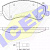 Колодки тормозные передние 141793-204 дисковые Ford Transit 06- Icer