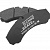 Колодки тормозные задние 960909 дисковые Iveco Daily I 89- Techno Brake