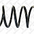 Пружина амортизатора переднего 10-23284-SX VW Transporter Stellox