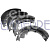 Колодки тормозные задние 961009 барабанные Iveco Daily 89- Emmerre